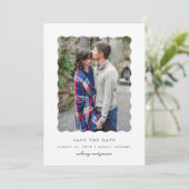 Modern type save the date (Staand voorkant)