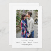 Modern type save the date (Voorkant / Achterkant)