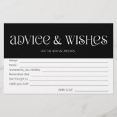 Modern Typografie Advies en Wensen Vrijgezellenfee Briefpapier (Voorkant)