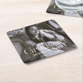 Modern Typografie afstuderen 2024 Foto Kartonnen Onderzetters (Schuin)