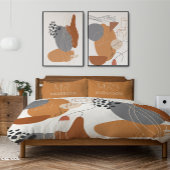 Modern typografie elegant script de heer mrs past  kussensloop