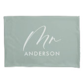 Modern typografie elegant script: gift pillow ca kussensloop (Voorkant-Links)