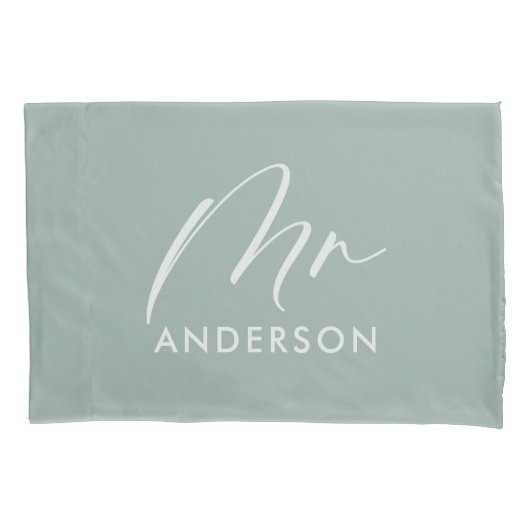 Modern typografie elegant script: gift pillow ca kussensloop (Voorkant-Links)