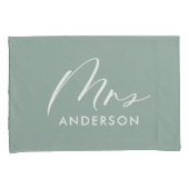 Modern typografie elegant script: gift pillow ca kussensloop (Voorkant-Rechts)