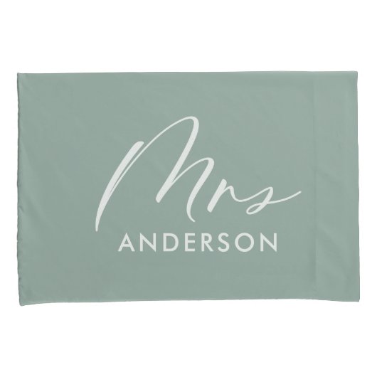 Modern typografie elegant script: gift pillow ca kussensloop (Voorkant-Rechts)