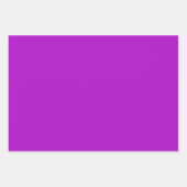 Modern Typografie Meisje Paarse Script Baby shower Inpakpapier Vel (Voorkant 2)