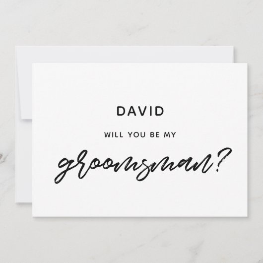 Modern typografie zal je mijn getuige zijn kaart (Voorkant)