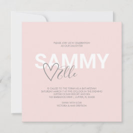 Modern Typography Bat Mitzvah