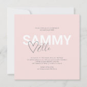 Modern Typography Bat Mitzvah (Voorkant)