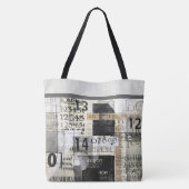 Modern Typography Design Tote Bag (Achterkant)