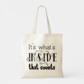 Modern Typography funny Quotes Tote Bag (Achterkant)