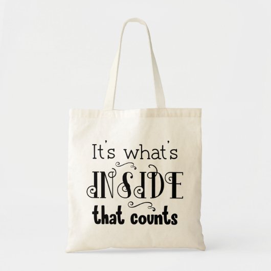 Modern Typography funny Quotes Tote Bag (Voorkant)