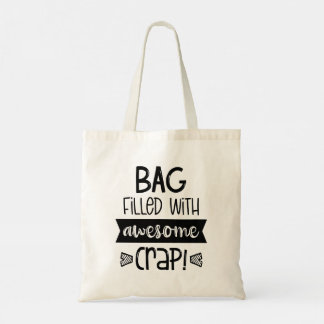 Modern Typography funny Quotes Tote Bag