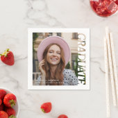 Modern Typography Graduate Photo Graduation Servet (Insitu)