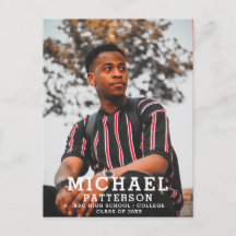 Modern Typography Minimalist Photo Afstuderen