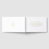 Modern typography minimalist Wedding Gastenboek (Volledig)