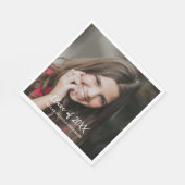 Modern Typography Photo Graduation Servet (Hoek)