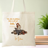 Modern Typography Quote Schattigee boekenliefhebbe Tote Bag