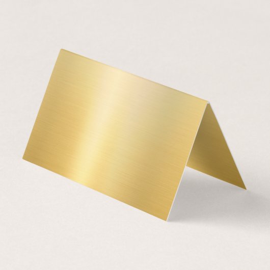 Modern Typography Script Template Elegant Gold Visitekaartje (Achterkant)