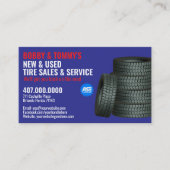 Modern Tyre Services  Visitekaartje (Voorkant)