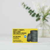Modern Tyre Services  Visitekaartje (Staand voorkant)
