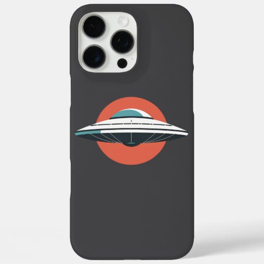 Modern UFO-minimalistisch ontwerp Case-Mate iPhone Case (Achterkant)