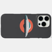 Modern UFO-minimalistisch ontwerp Case-Mate iPhone Case (Achterkant (horizontaal))