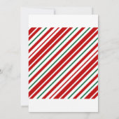 Modern Ugly Sweater Kerstparty Kaart (Achterkant)