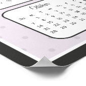 Modern Uilen 2012 Agenda Poster (Hoek)