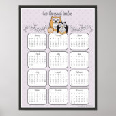 Modern Uilen 2012 Agenda Poster (Voorkant)