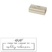 Modern uit de bibliotheek van | Aangepaste naam Bl Rubberstempel (Gestempeld)
