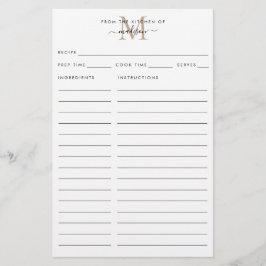 Modern uit de keuken van de goudmonogram