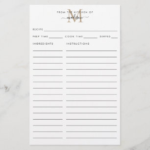 Modern uit de keuken van de goudmonogram