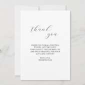 Modern uitgesneden Baby foto geboorte Aankondiging (Achterkant)