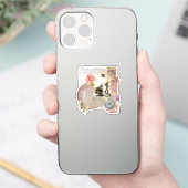 Modern Ukiyo-e Art Sticker (Telefoon)