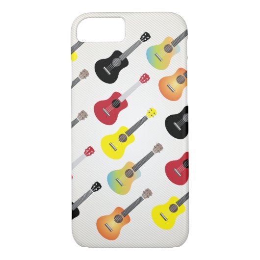 Modern Ukulele Musical iPhone 7 Hoesje (Achterkant)