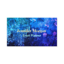 Modern Ultramarine Blue Paars Abstract Trendy
