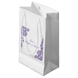 Modern ultraviolet huwelijk klein cadeauzakje