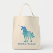 Modern Unicorn Tote Bag (Voorkant)
