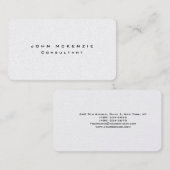 Modern, uniek, creatief, minimalistisch ontwerp visitekaartje (Voorkant / Achterkant)