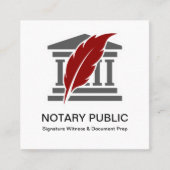 Modern uniek publiek vierkante visitekaartje (Voorkant)