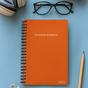 Modern Uniek Sinaasappel Zakelijk Persoonlijk Weke Planner