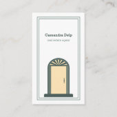 Modern Uniek Vastgoed Visitekaartje (Voorkant)