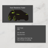 Modern Unique Automotive Theme Business Cards Visitekaartje (Voorkant / Achterkant)