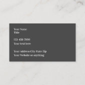 Modern Unique Automotive Theme Business Cards Visitekaartje (Achterkant)