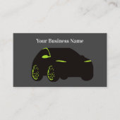 Modern Unique Automotive Theme Business Cards Visitekaartje (Voorkant)