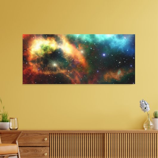 Modern Universe Sky Star Cosmos Canvas (Insitu (Woonkamer))