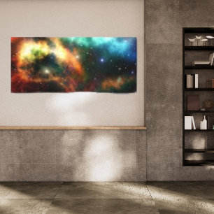 Modern Universe Sky Star Cosmos Canvas Afdruk