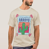 Modern Upload Aangepast Logo Klein Bedrijf T-shirt (Voorkant)