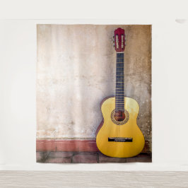 Modern Urban Acoustic Guitar Music Land Wandkleed